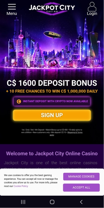 JackpotCity Casino Review