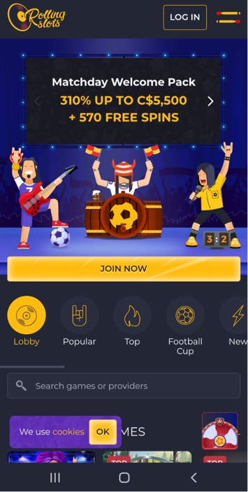 Rolling Slots Casino Review